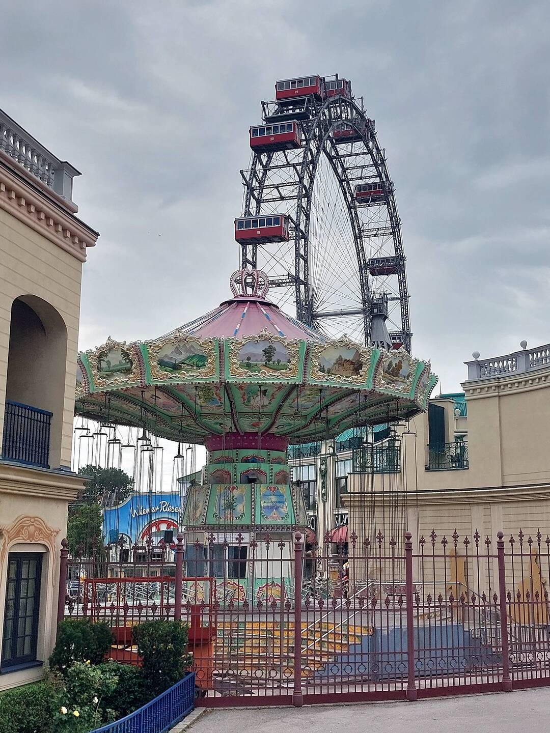 Prater Amusement Park in Leopoldstadt the 2nd District in Austria's Capital Vienna