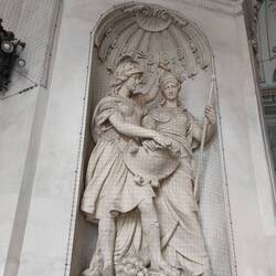 Statues of Athena and Hera