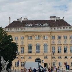 The area known as Museum Quarter this was originally the Imperial Stables for the Palace