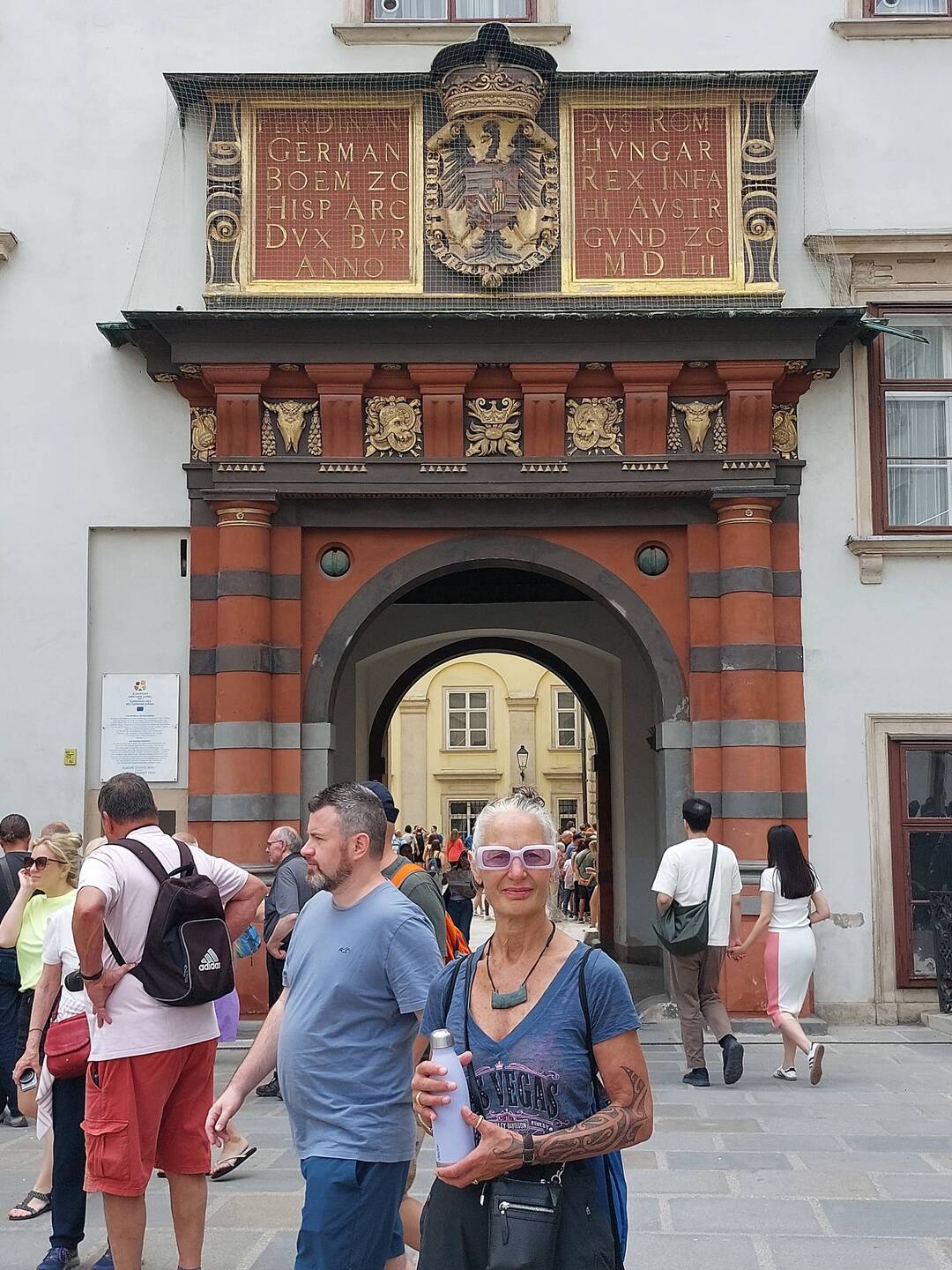 Bordering the edge of Michaelerplatz is the entrance to 13th Century Hofburg Imperial Palace
