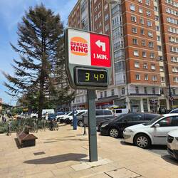 34°!! ... didn't feel as hot as Oz though!