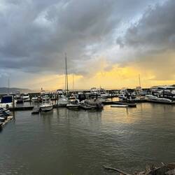 Sun tried to peek out