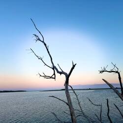 Wieder ein toller Sonnenuntergang am grand desert beach