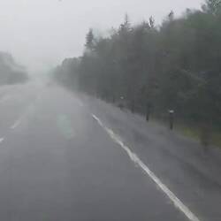 Es regnet heute immer und immer wieder