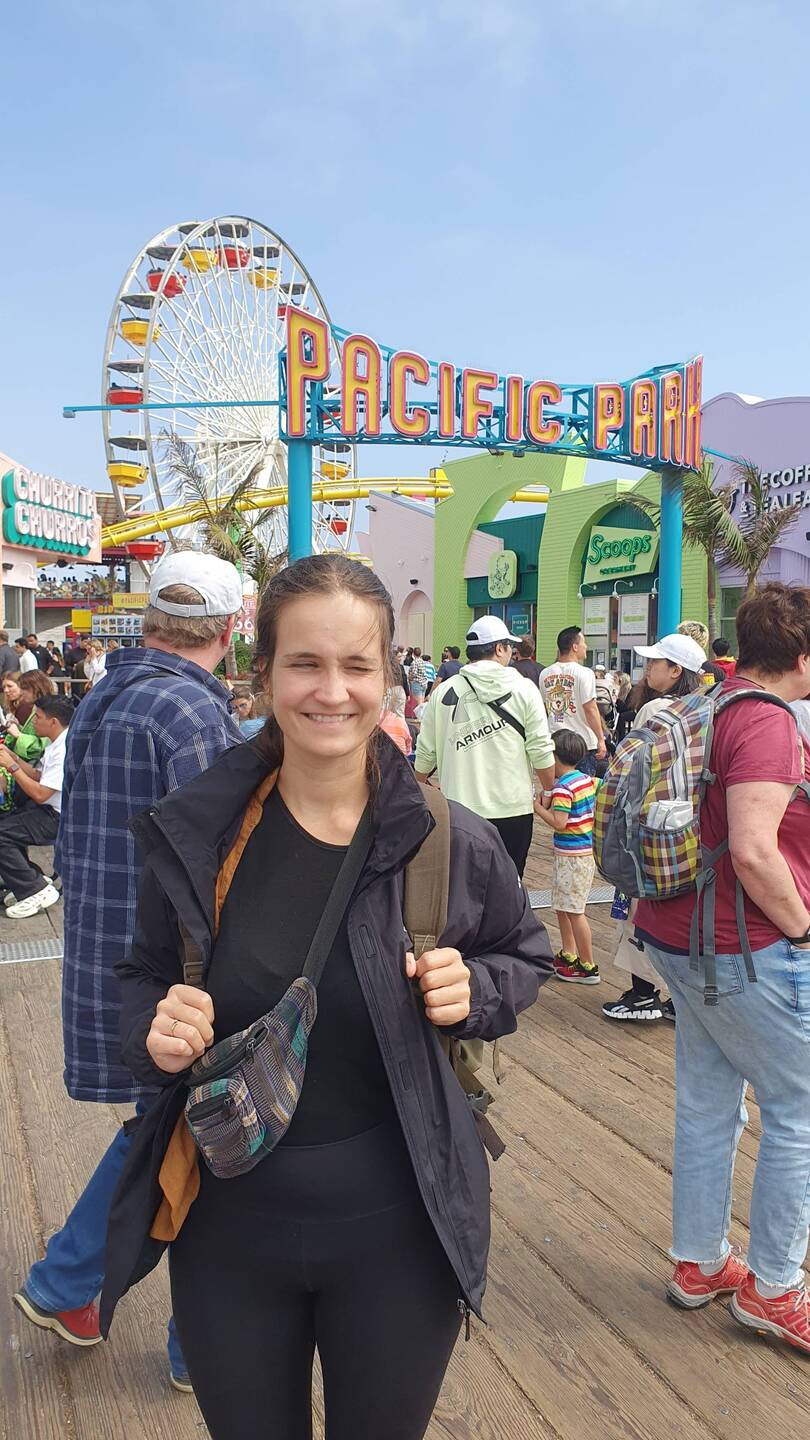 Auf gehts zum trubeligen Pier von Santa Monica.