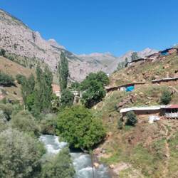 Typische kleine Ortschaft