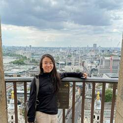 Right at the top of the dome