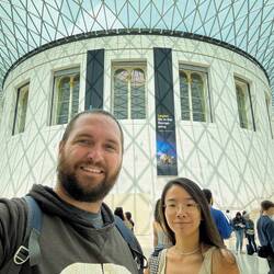 Selfie inside the museum