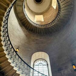 A magical staircase from Harry Potter