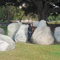 Laura in Stonehenge!