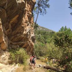 Sortie de la gorge
