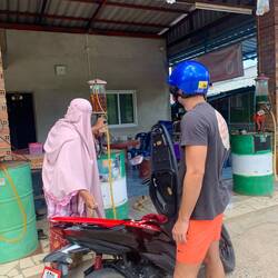 Tanken hier ist auch spannend 😂