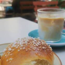 Das beste Brioche, dass ich je gegessen habe - danke für die Café-Empfehlung, Petra!