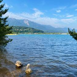 morgens am Faaker See ist die Welt noch in Ordnung