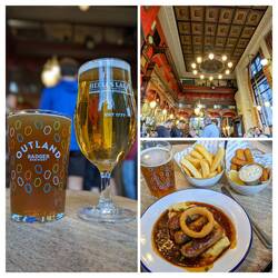 Bangers & Mash and a couple of pints at St Stephen's Tavern