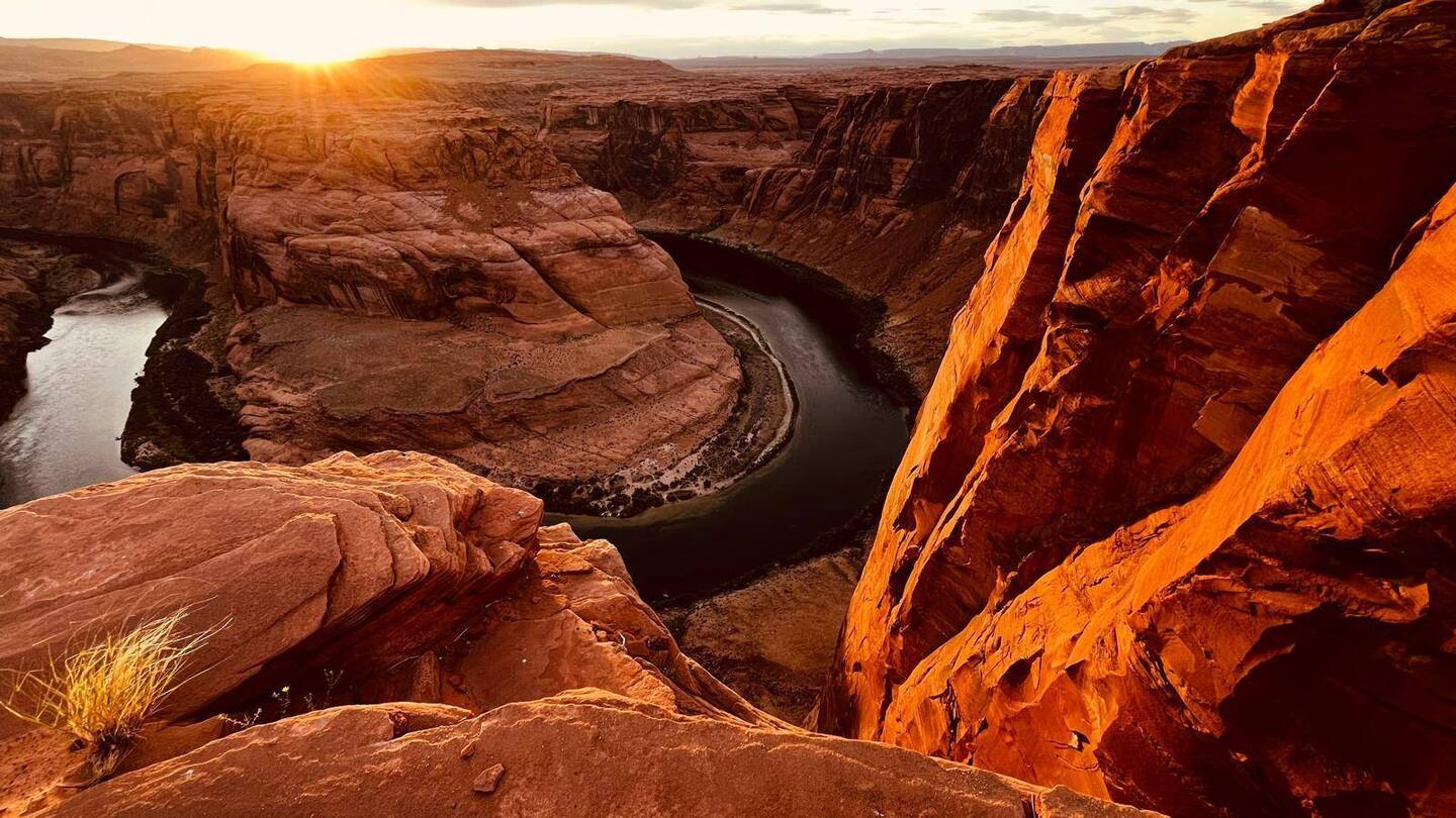 Horseshoe Bend in perfect lighting