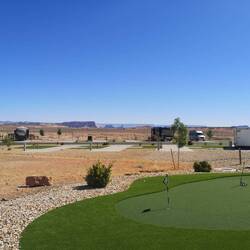 View of our campground - surreal