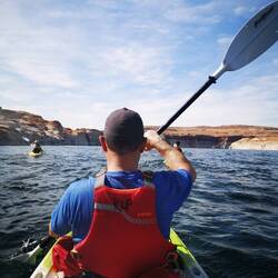 Stephen - my kayaking partner