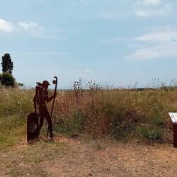 Artwork along the Camino