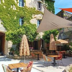 The garden of our guesthouse