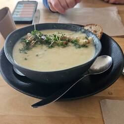 ..... et se réchauffer avec une soupe viking.