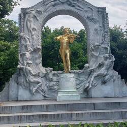 Johan Strauss statue Apparently this is the most sought after, and photographed statue in Vienna