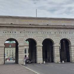 Carriage gateways from Imperial Palace across to what were the Imperial stables