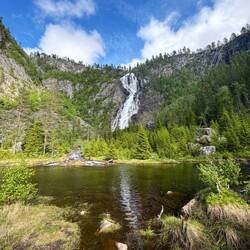 Gloppefossen Wasserfall