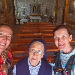 Cute nun who blessed us!