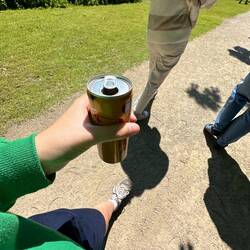 Free Chocomel drinks in the park