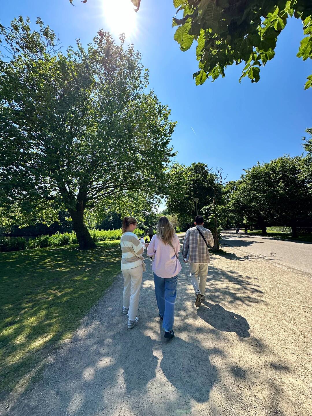 Walking through Vondelpark