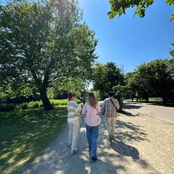 Walking through Vondelpark