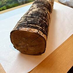 Three-year-old wood used to make lacquer bowls