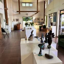 Art gallery next to the cafe