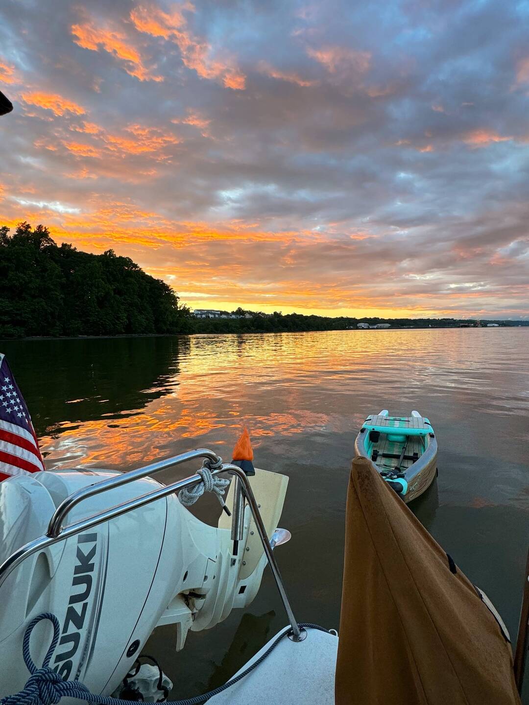 Pretty sunset this evening