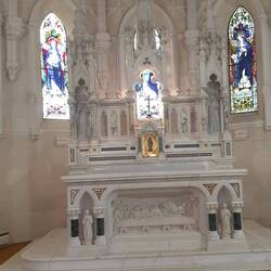 The chapel altar