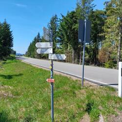 Und gleich wieder weg von der Bundesstraße zum Glück