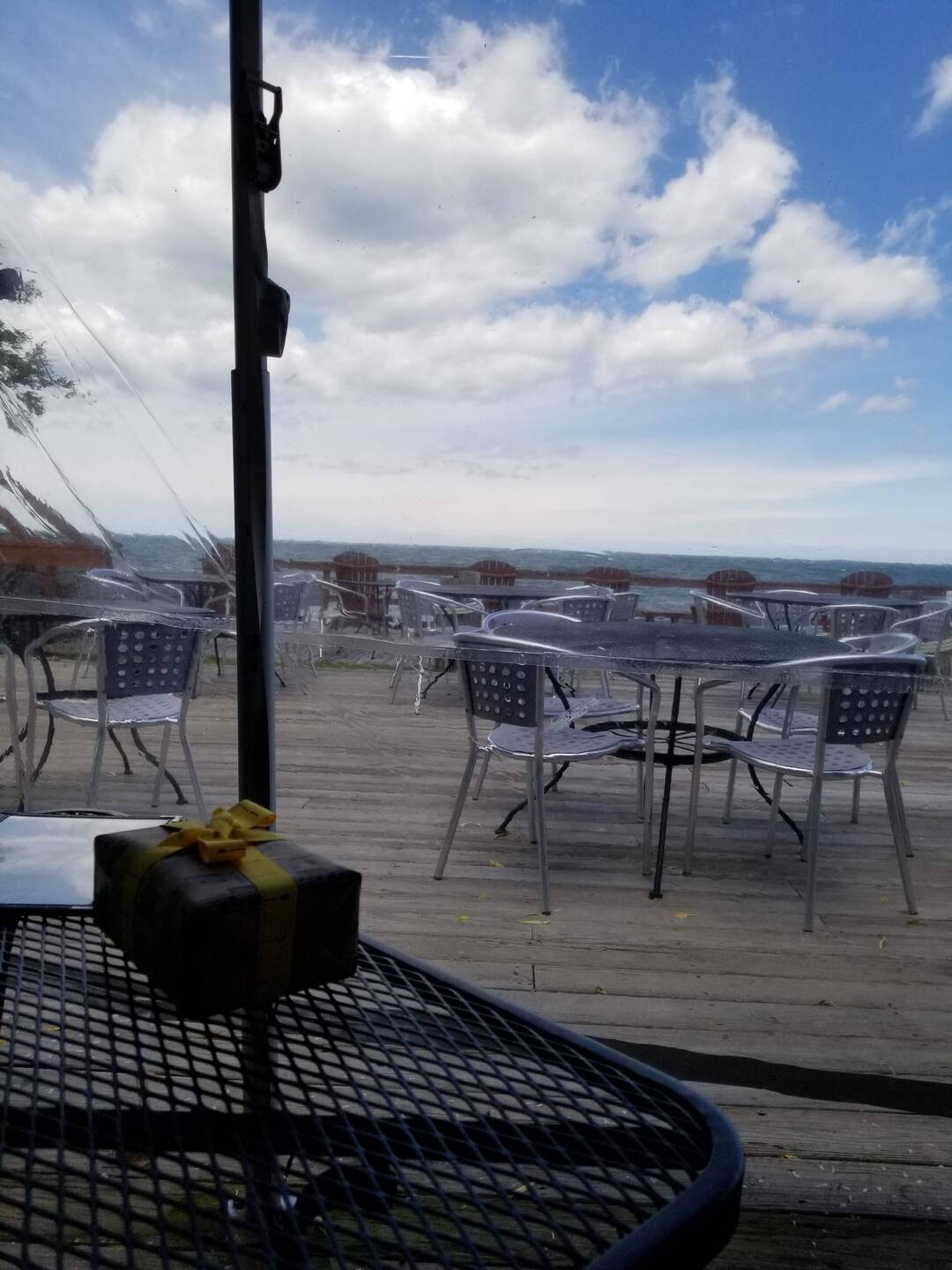 The view from our table.