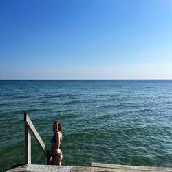 Morgendlicher Sprung ins kalte Wasser