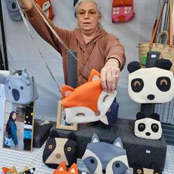 Eowyn got this cool purse at a crafter's market