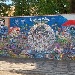 John Lennon's Wall - In memory of his message of Peace, Love and Harmony