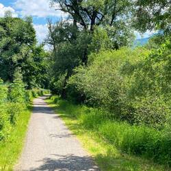 … vor der Brücke …