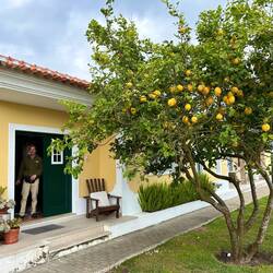 Ankunft in unserer Unterkunft in Nazaré