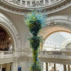 Glass sculpture in the Victoria & Albert museum