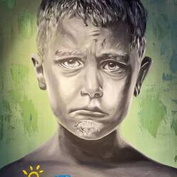 Symbolisierend für das Leid vieler Kinder in den letzten Jahrzehnten