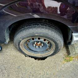 so sehen canadas strassen zustände aus🙈keine angst, nicht unser auto