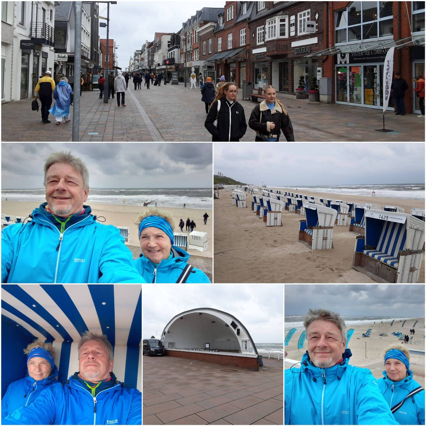 Westerland bei Sturm.