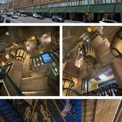 Harrods mall - a bit too expensive for our blood