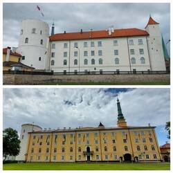 Riga Castle: It was built in the 15th century and is now the Presidential Residence