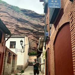 Our hostel in Najera